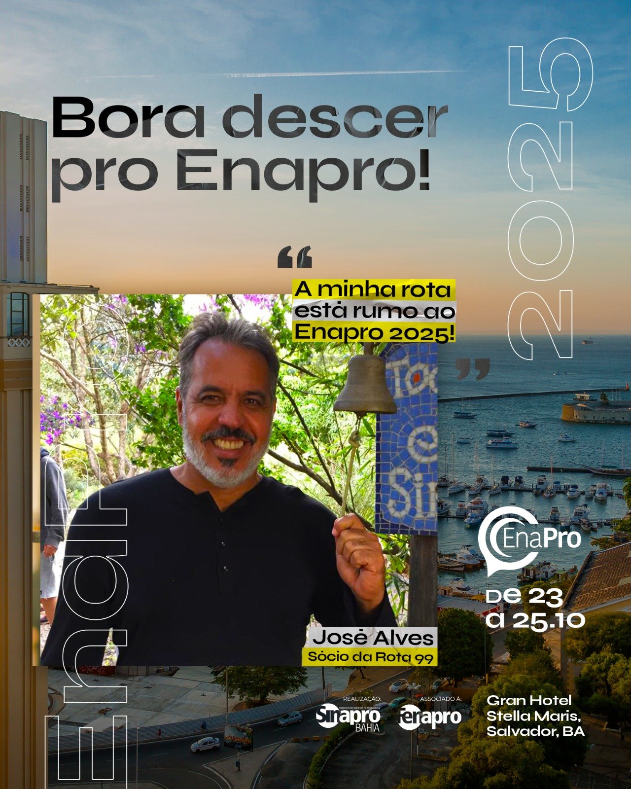 Rota 99 apoia O ENAPRO BAHIA 2025- Um encontro imperdível para o mercado publicitário.